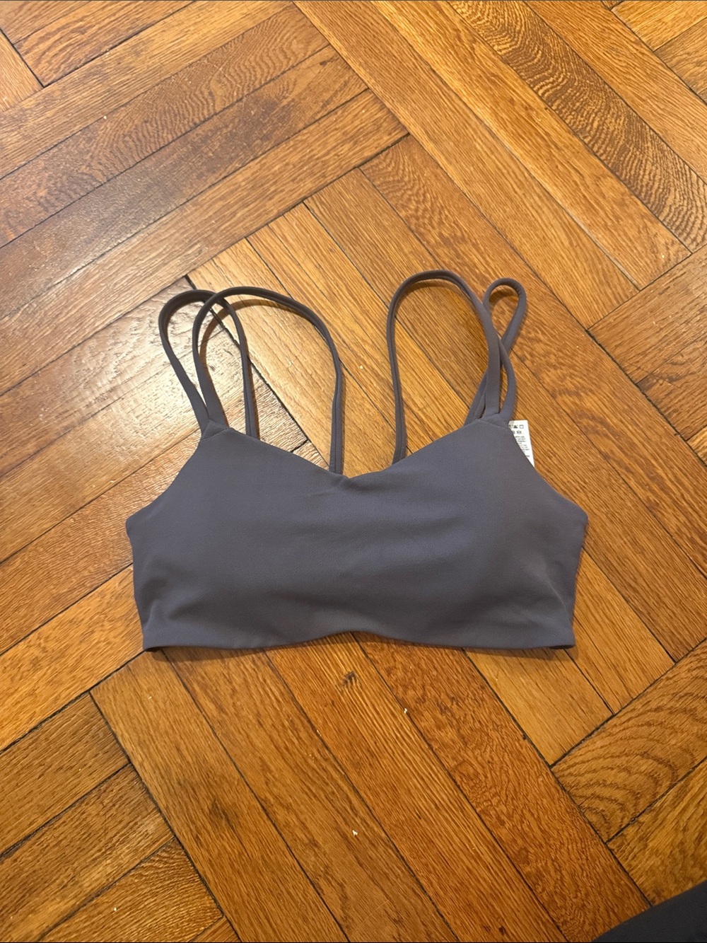 Women’s Zenvy Strappy Bralette - Gray